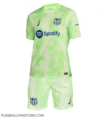 Barcelona Replik 3rd trikot Kinder 2024-25 Kurzarm (+ Kurze Hosen)